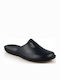 4518 Men's Leather Slippers Blue