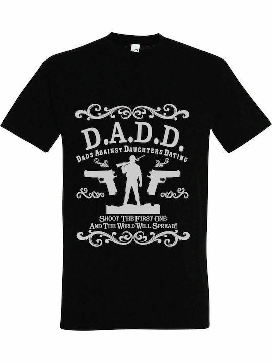 T-shirt Unisex "Dads Against Daughters Dating", Black