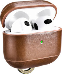 iCarer Vintage Husă cu cârlig în culoarea Maro pentru Apple AirPods 3