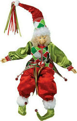 Lianos Christmas Fabric Elf Figure Multicolour 40cm