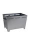 Viometal LTD Boston Metalic Caseta Depozitare lemne 53.5x30x37cm Argintiu