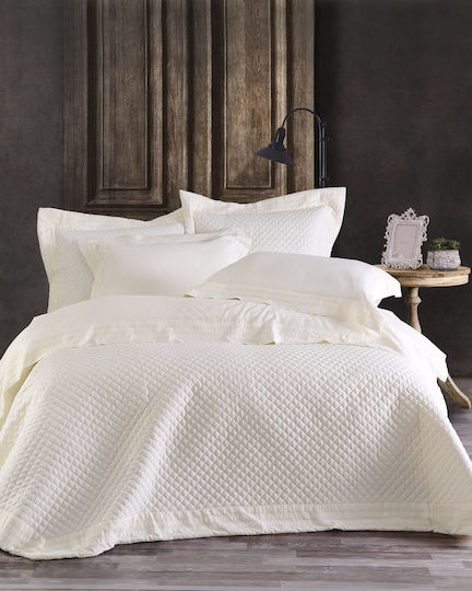 Rythmos Klelia Bridal Blanket Set Queen with 2 Pillowcases 235x250 cm