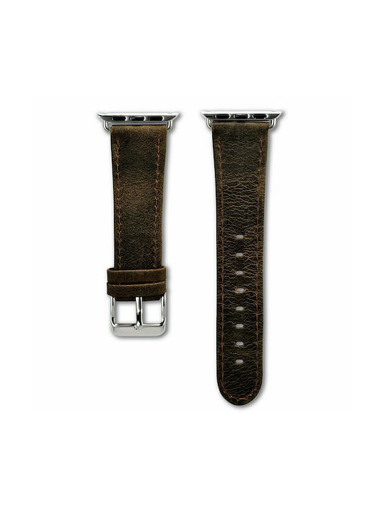 iCarer Crazy Horse Strap Leather Brown (Apple Watch 38/40/41mm)
