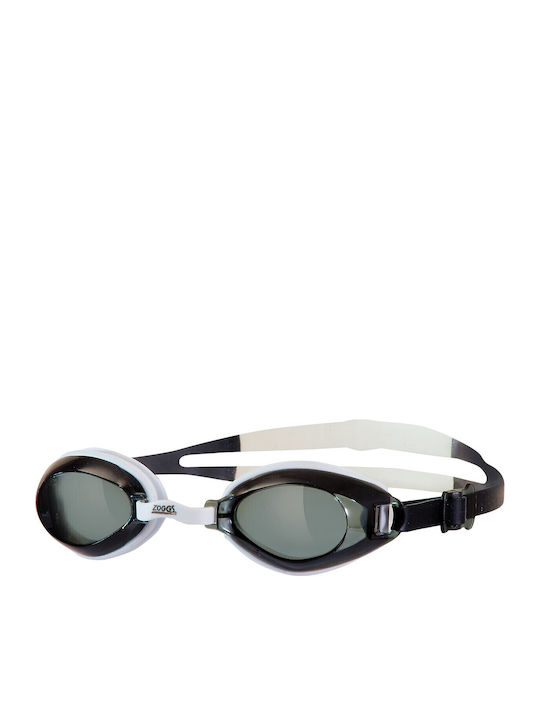 Zoggs Endura Swimming Goggles Adults Black/White/Smoke