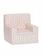 Armchair Universo with Armrests Pink 91953-02 46x35x43cm