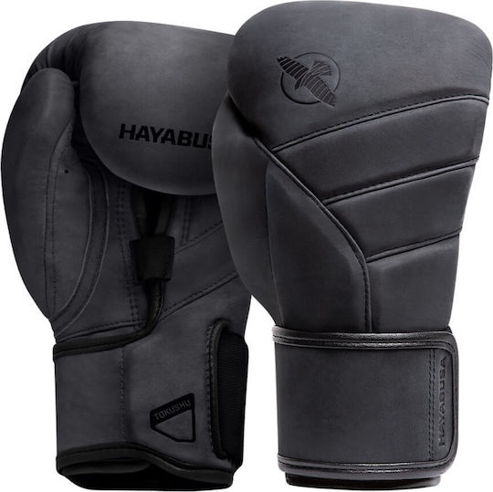 Hayabusa T3 Kanpeki LX Leather Boxing Competition Gloves Black