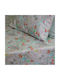 Decocraft Sheet Set Single Cotton Animal Fox Gray 160x240cm