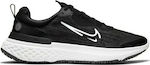 Nike React Miler 2 Shield Ανδρικά Αθλητικά Παπούτσια Running Μαύρα