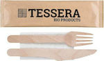 Tessera Fork Disposable Wooden (100pcs)