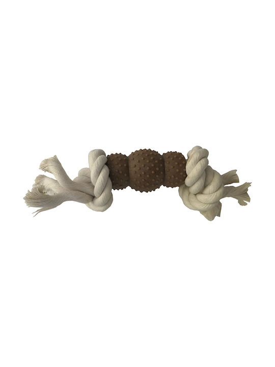 Pet Interest Toy Caramel Σχοινί Παιχνίδι για Κουτάβι με Γεύση Κοτόπουλο 22.5εκ. Μπεζ