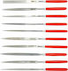 Yato YT-6144 Hand Tool Set Set of Files 10pcs