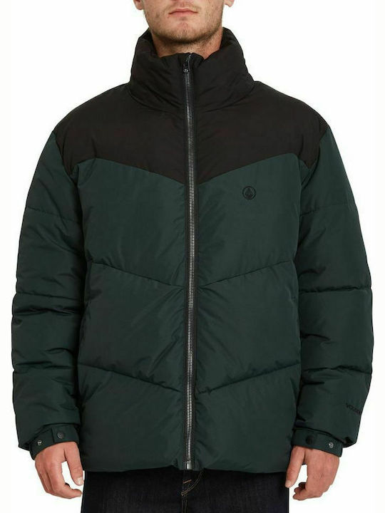 Volcom Goldsmooth Geacă pentru bărbați de iarnă Puffer Verde