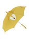 Trixie Kids Curved Handle Umbrella Mr Lion with Diameter 70cm Yellow