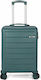 Benzi Cabin Travel Suitcase Hard Green with 4 Wheels Height 55cm