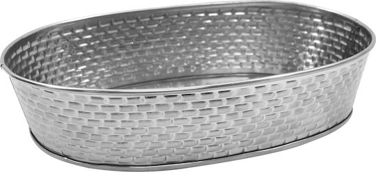 Tablecraft Coș de Servire Metalic cu Dimensiuni 25x15x6cm 1buc