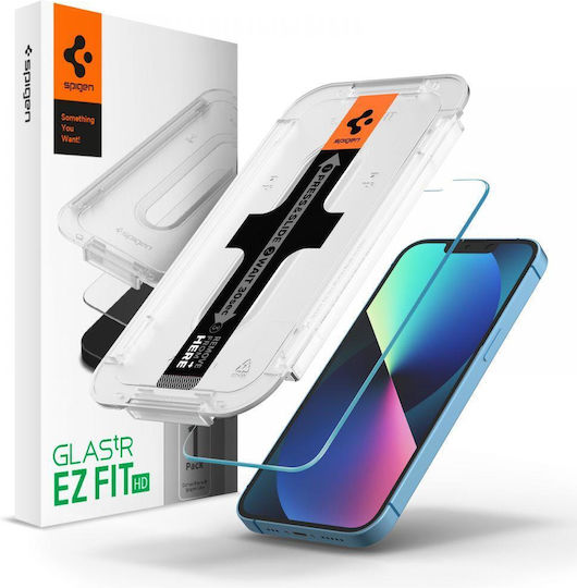 Spigen Glass.tR Ez Fit Full Glue Full Face Tempered Glass (iPhone 17e / 16e / 14 / 13 / 13 Pro)