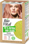 Bio Vital 100% Φυτική βαφή μαλλιών (με χέννα), βιολογική Pink Red  3X20gr VEGAN certified