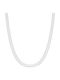 Luca Barra Chain Neck Snake made of Steel Length 43cm