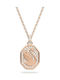 Swarovski Signum Necklace with Pink Gold Plating