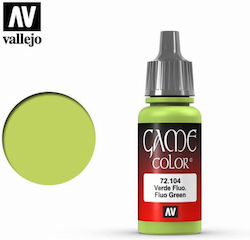 Acrylicos Vallejo Game Verde Fluorescent 18ml