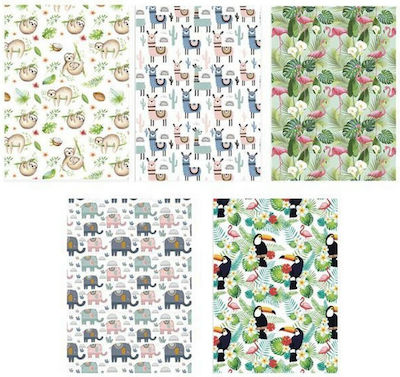 Next Ζωάκια Wrapping Paper for Gift 70cm. (Various Colors/Designs)