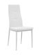 Dining Room Artificial Leather Chair White 43x43.5x96cm 2pcs