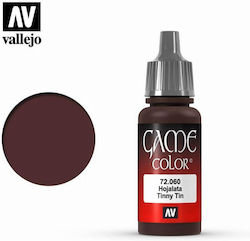 Acrylicos Vallejo Modellbau-Farben Spiel Tinny Tin 18ml