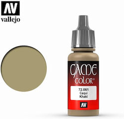 Acrylicos Vallejo Game Modellbau Farbe Khaki 18ml