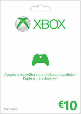 Microsoft Xbox Live Προπληρωμένη Κάρτα 10 Ευρώ Key