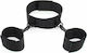 Toyz4lovers Easy Cuffs with Collar in Schwarz Farbe