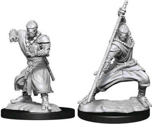 WizKids Dungeons & Dragons Nolzur's Marvelous Miniatures Warforged Monk Unpainted Figures
