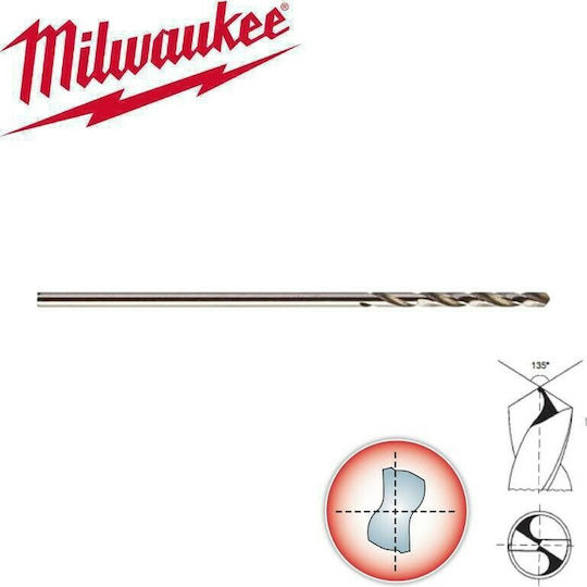 Milwaukee Thunderweb Τρυπάνι HSS-G HSS για Μέταλλο 5mm