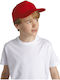 Sol's Kids' Hat Jockey Fabric Sunny Red