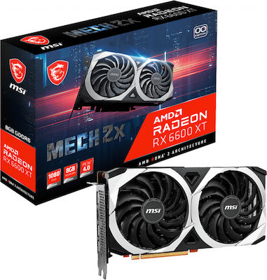 MSI Radeon RX 6600 XT 8ГБ GDDR6 Mech 2X OC Графична карта