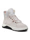 Supaway Leather Women's Ankle Boots White