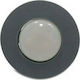 Arapidis Rotund Metalic Spot Încorporat cu Soclu E27 Negru 12x12cm. 1buc