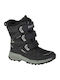 Vipos Tex Kinder-Schneestiefeletten mit Klettverschluss Schwarz