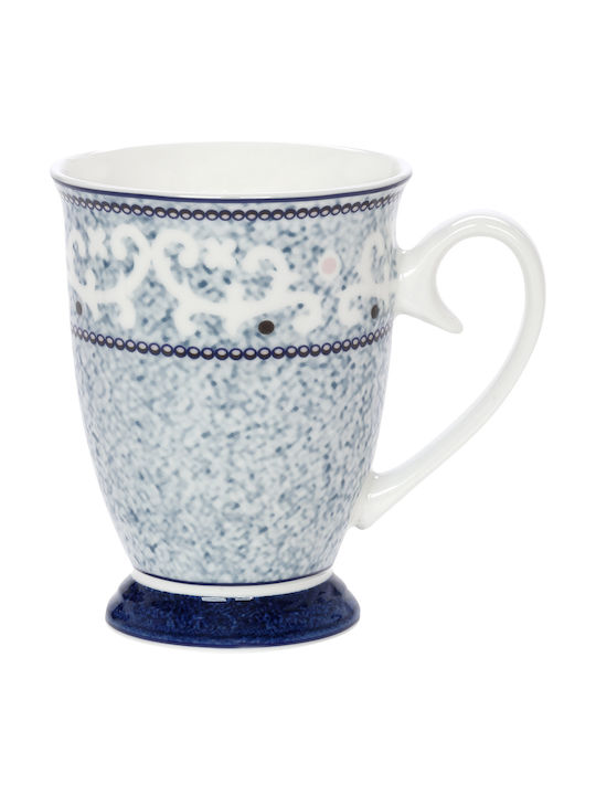 Cryspo Trio Lagoon Porcelain Cup Blue 300ml