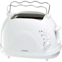 Bomann BH-101B Toaster 2 Schlitze 750W Weiß