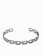 Chain Cuff 7mm Silver Stainless Steel Chain Cuff