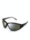 Ray Ban Unisex Sunglasses with Black Horn-Rimmed Frame and Silver Mirror Lens RB4020 639