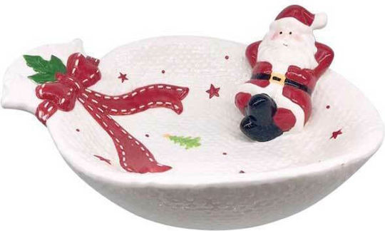 AGC Christmas Platter Porcelain White L27.5xW27.5cm.