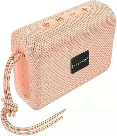 Borofone BR18 Sports Bluetooth-Lautsprecher 5W mit Radio und Akkulaufzeit bis zu 2 Stunden Rosa