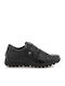 Leather Women's Moccasins in Black Color