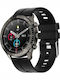 Colmi Sky 5 Plus 45mm Smartwatch mit Pulsmesser (Black Silicone)