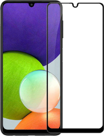 Powertech 5D Adeziv complet Full Face Tempered Glass (Samsung Galaxy A22)