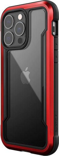 X-Doria Raptic Shield Pro Umschlag Rückseite Kunststoff Rot (iPhone 13 Pro)