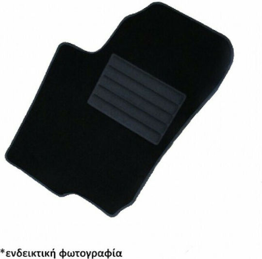 Cik Set of Front and Rear Mats 4pcs for BMW X7 2018+ Black