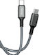 Dudao L5HT USB 2.0 Cable USB-C male - USB-C 100W PD Γκρι 1m