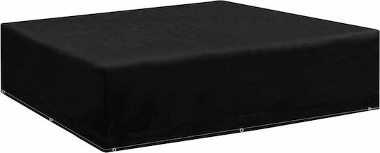 vidaXL Sofa Cover Black 200x200x70cm 2pcs